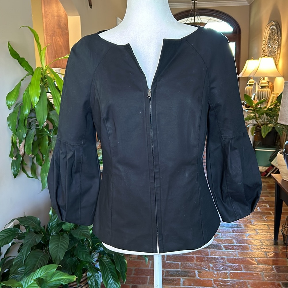 Magashoni Black Puff sleeve blazer sz6